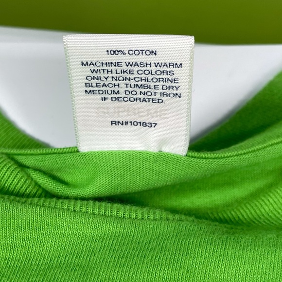 Supreme Fine Arts Mens XL Size Green Tee Shirt T-Shirt - Picture 4 of 5
